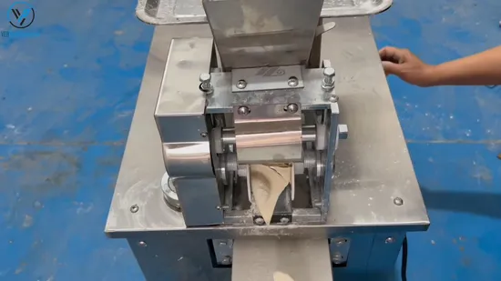 Petite machine de fabrication de raviolis, de boulettes, de samosas, de raviolis, de rouleaux de printemps et d'empanadas au curry d'origine chinoise