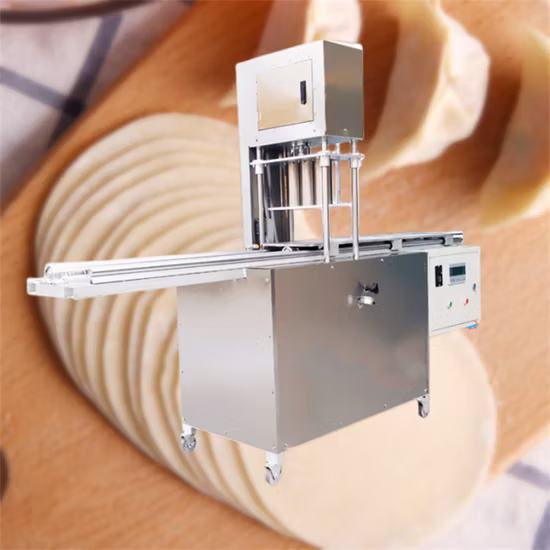Machine de fabrication de raviolis ronds de grande capacité, pour gyozas, pâte à farine, emballage de wontons carrés, découpe, moulage, machines alimentaires