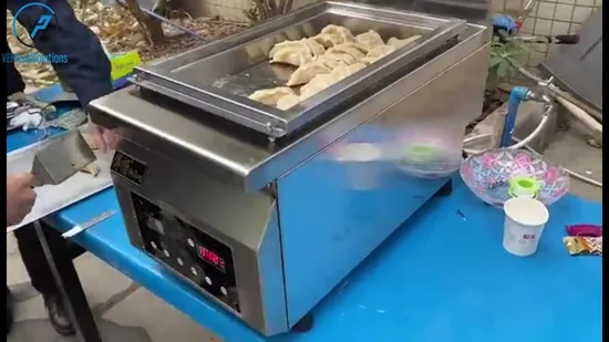 Machine automatique pour grillades de gyozas, rouleaux de printemps, wontons et boulettes, fabriquée en Chine